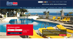 Desktop Screenshot of hotelmasa.com